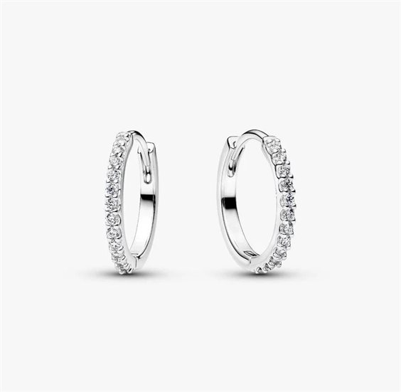 Orecchini Pandora Donna Pavé in Argento Cubic Zirconia 294649C01 - 294649C01